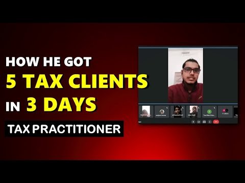 GST Practitioner Accountant - How He Made Income Tax Clients For His Practice